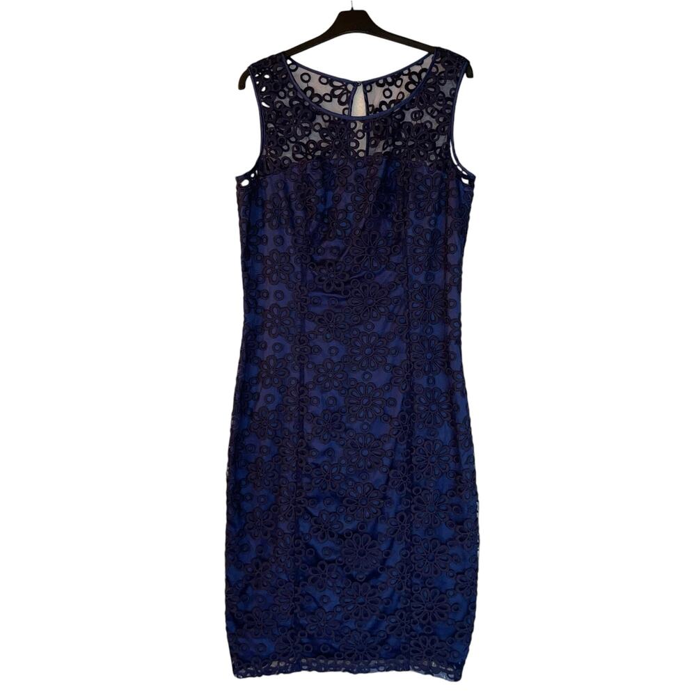 Tatyana Midi Dress Pencil Pinup Lace - Picture 5 of 9
